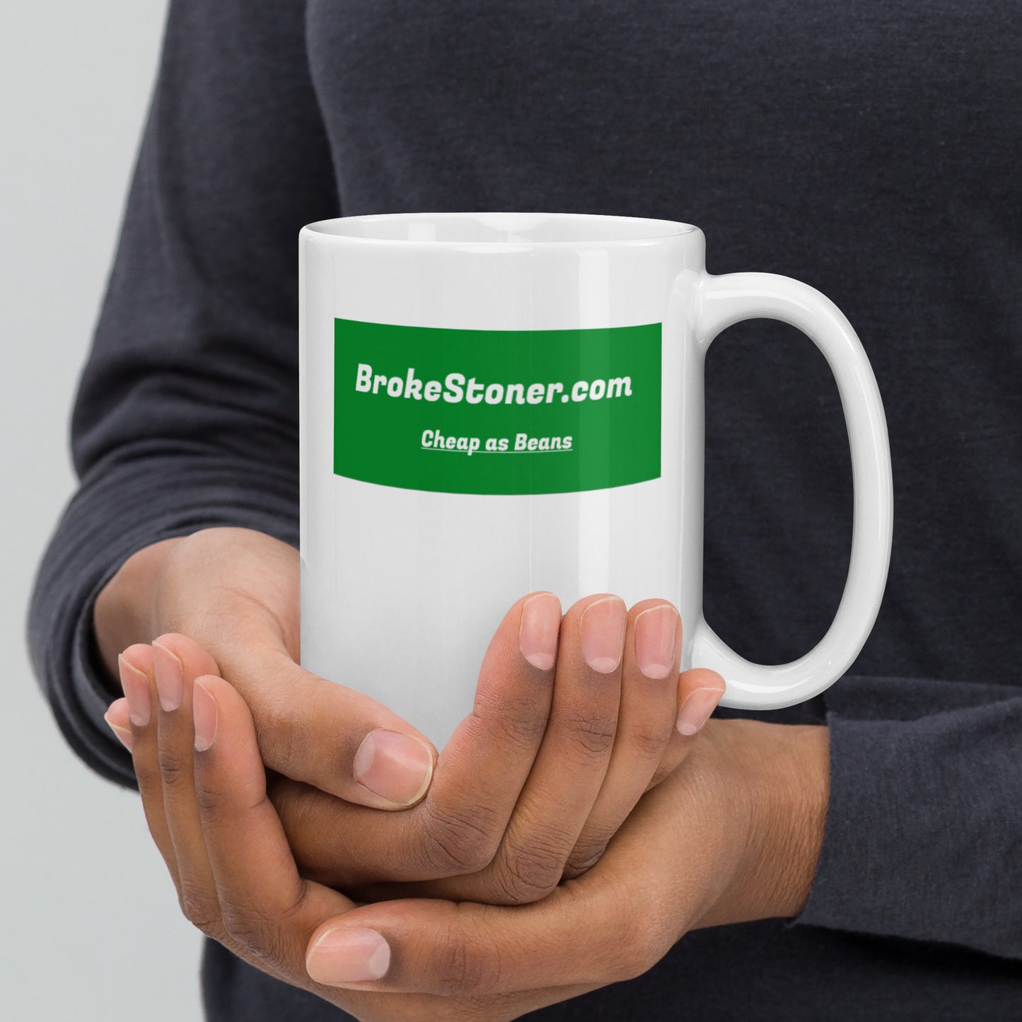 BrokeStoner.com The White Mug