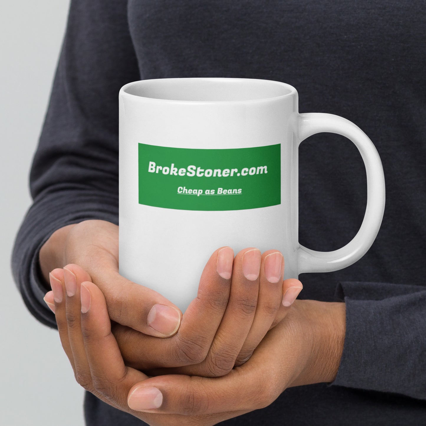 BrokeStoner.com The White Mug