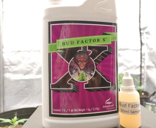 Bud Factor X Advanced Nutrients 1oz 30ml bottle sample tester 2023 New Batch